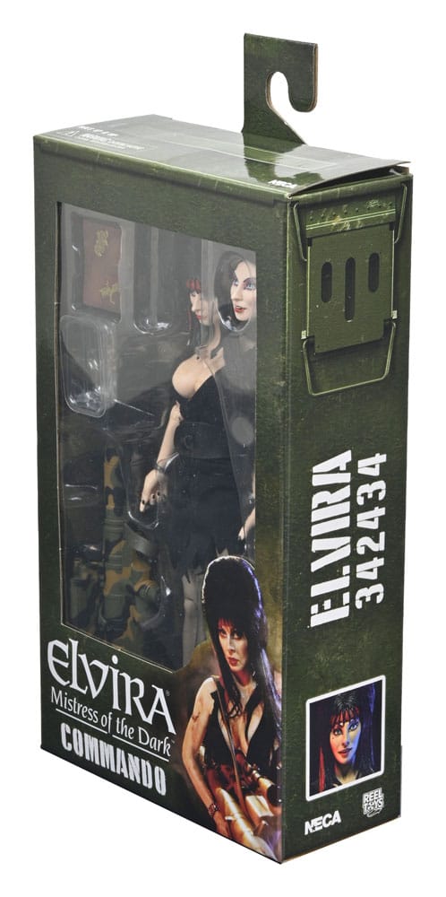 Elvira, maîtresse des ténèbres figurine Clothed Commando Elvira 20 cm