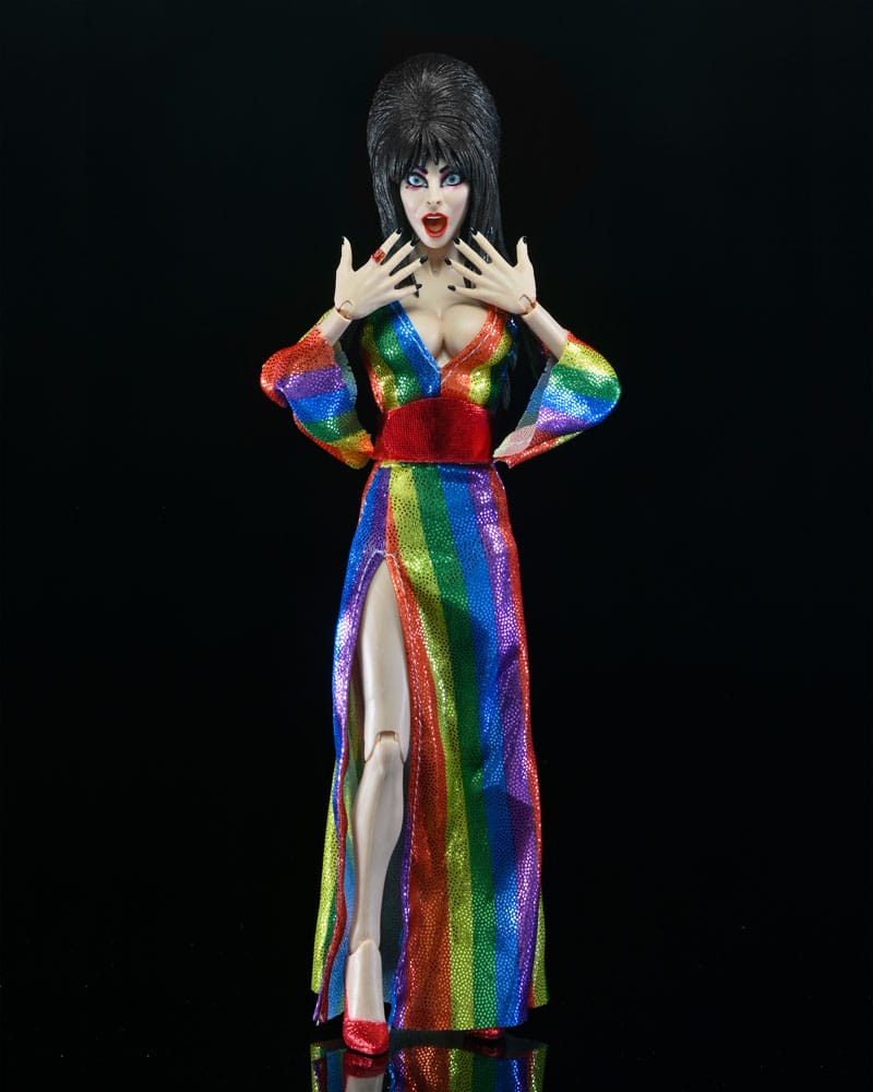 Elvira, Mistress of the Dark figurine Clothed Over the Rainbow Elvira 20 cm