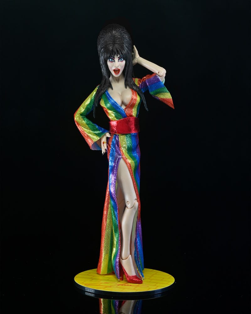 Elvira, Mistress of the Dark figurine Clothed Over the Rainbow Elvira 20 cm