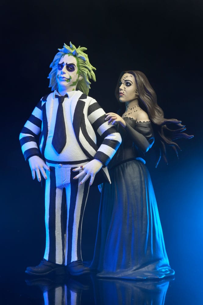 Beetlejuice Beetlejuice pack 2 figurines Toony Terrors Beetlejuice & Delores 15 cm