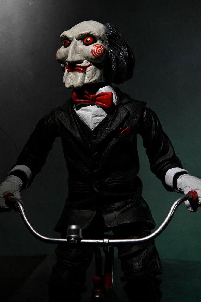 Saw figurine sonore Billy with Tricycle 30 cm