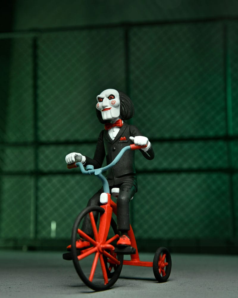 Saw Toony Terrors figurine Jigsaw Killer with Billy and Tricycle Boxed Set 15 cm