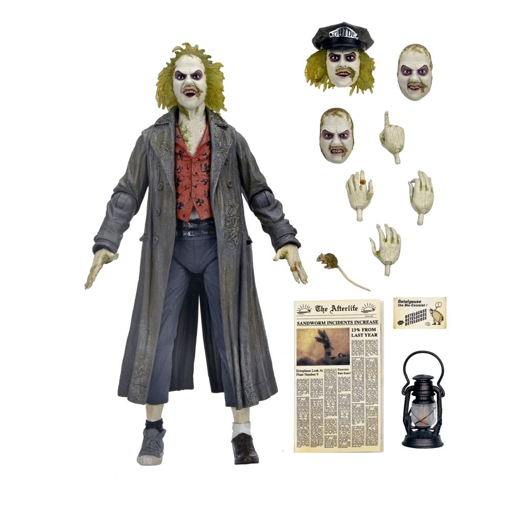 Beetlejuice 1988 figurine Ultimate Beetlejuice: Tour Guide The Bio-Exorcist 18 cm