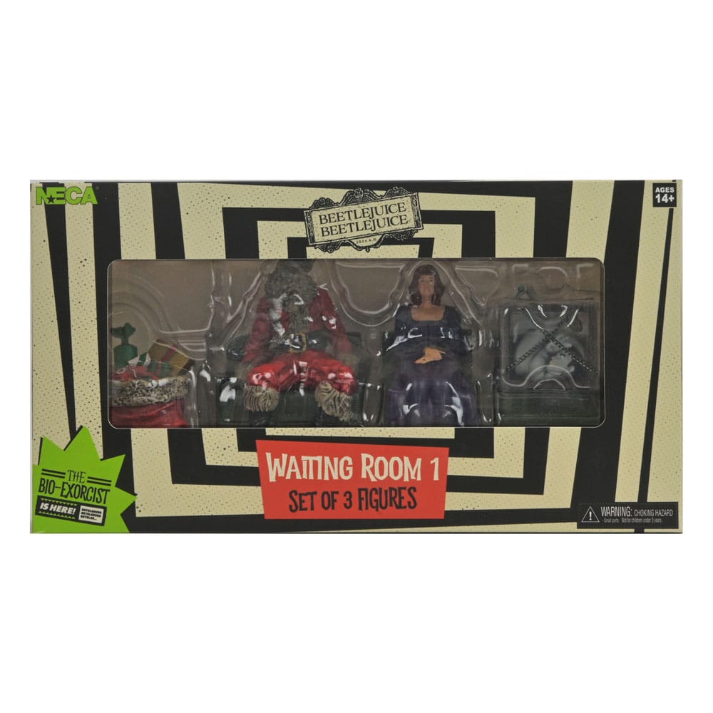 Beetlejuice Beetlejuice pack 3 figurines Waiting Room 1 10 cm