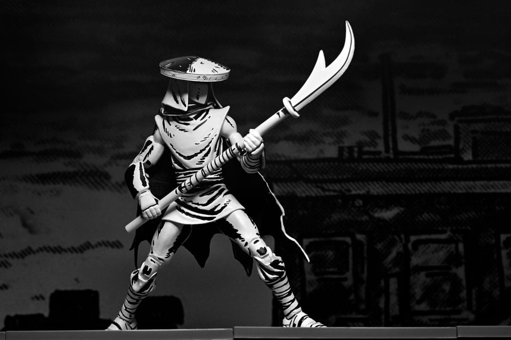 Teenage Mutant Ninja Turtles figurine Elite Foot Ninja Guard Black & White 18 cm