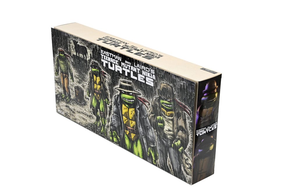 Tortues Ninja Pack de 4 figurines Gangster Turtles 18 cm