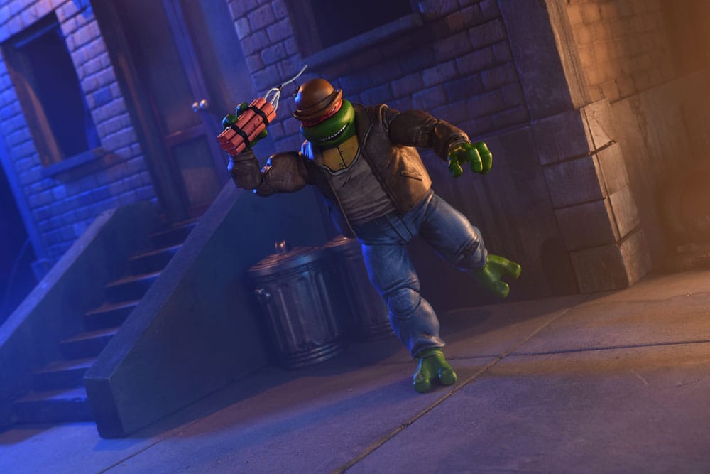 Tortues Ninja Pack de 4 figurines Gangster Turtles 18 cm