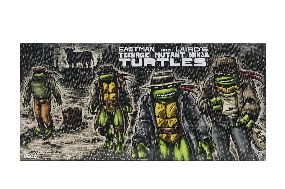 Tortues Ninja Pack de 4 figurines Gangster Turtles 18 cm