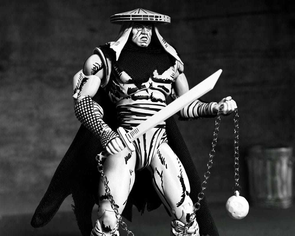 Teenage Mutant Ninja Turtles figurine Foot Assassin Black and White 18 cm