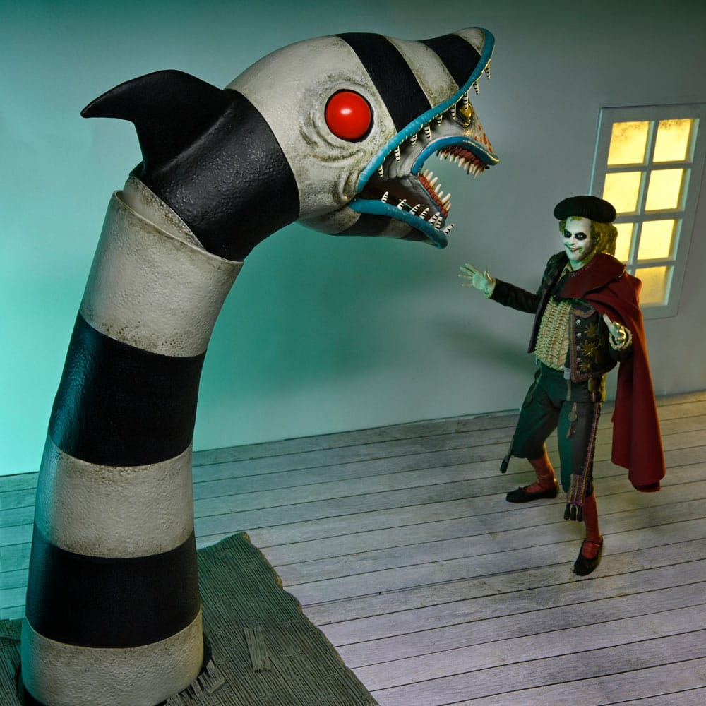 Beetlejuice Beetlejuice pack de 2 figurines Ultimate "Matador" Beetlejuice and Sandworm 18 cm