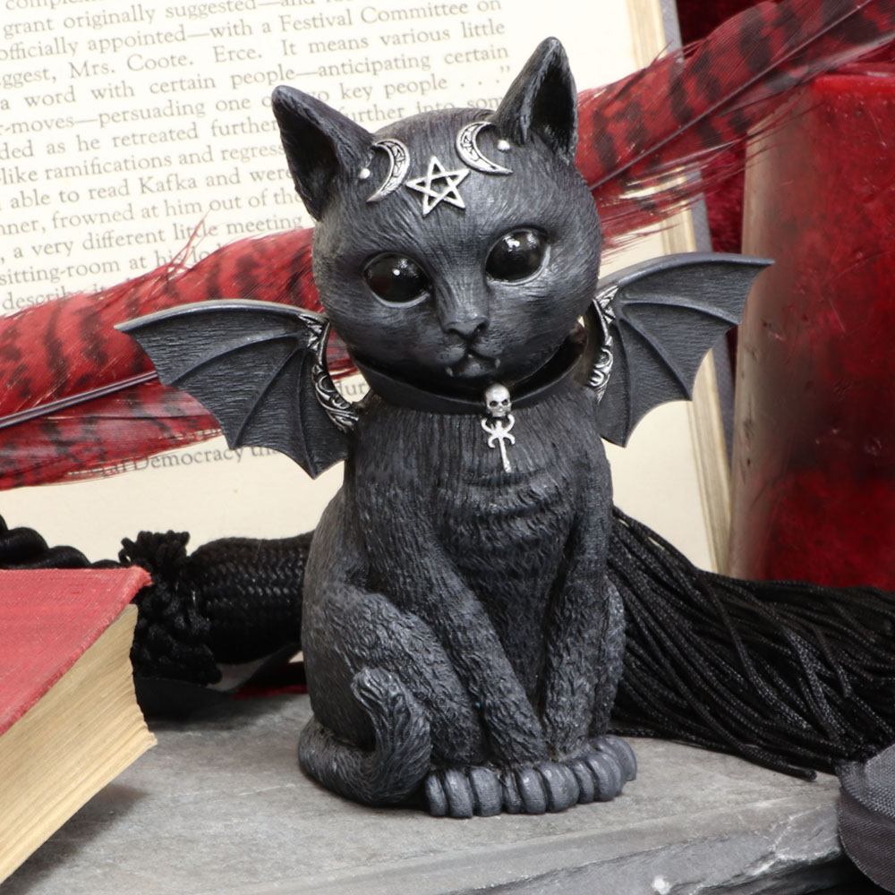 Chat à Cornes Malpuss Figurine
