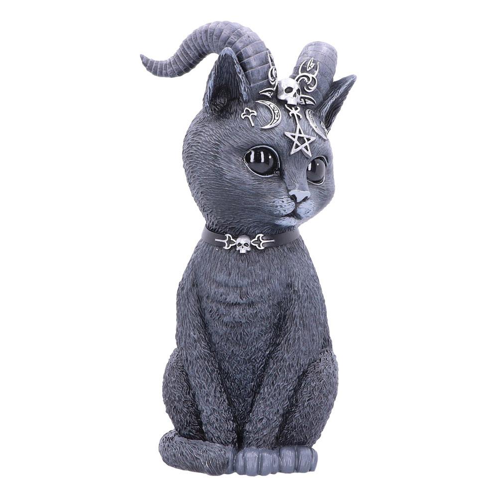 Pawzuph - Figurine de chat cornu occulte 26.5cm