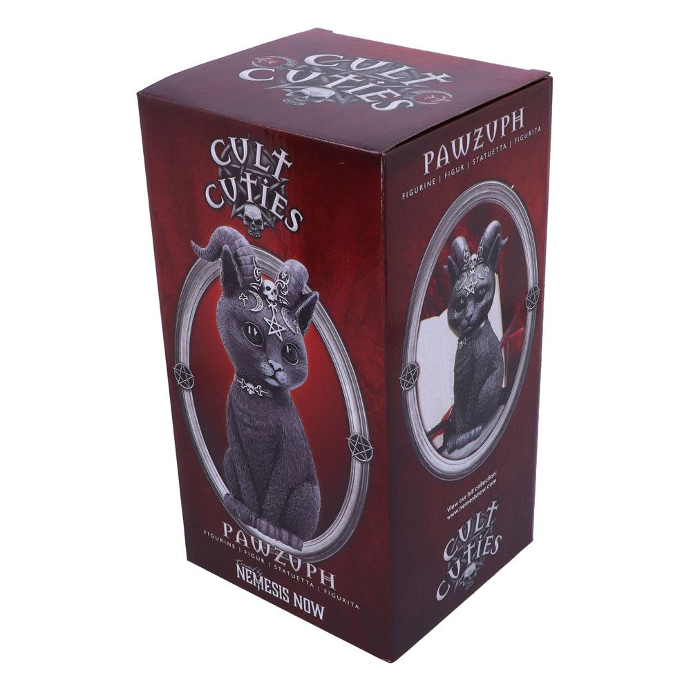 Pawzuph - Figurine de chat cornu occulte 26.5cm