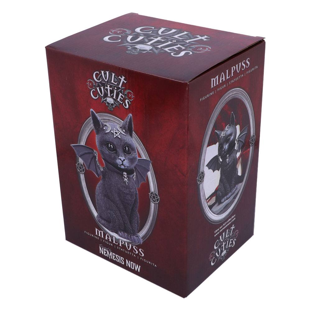 Malpuss - Figurine de chat occulte ailé 24cm