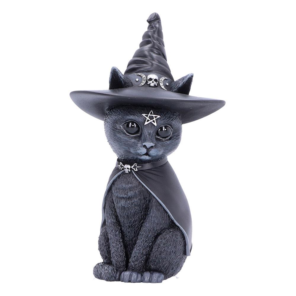 Purrah - Figurine de chat de sorcières avec chapeau occulte 13.5cm