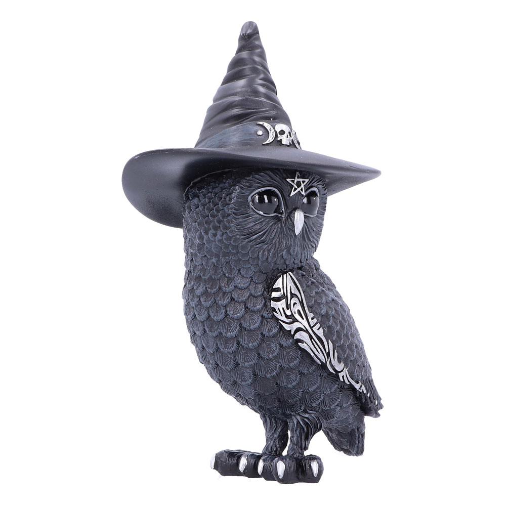 Owlocen - Figurine de hibou occulte avec chapeau de sorcières 13.5cm