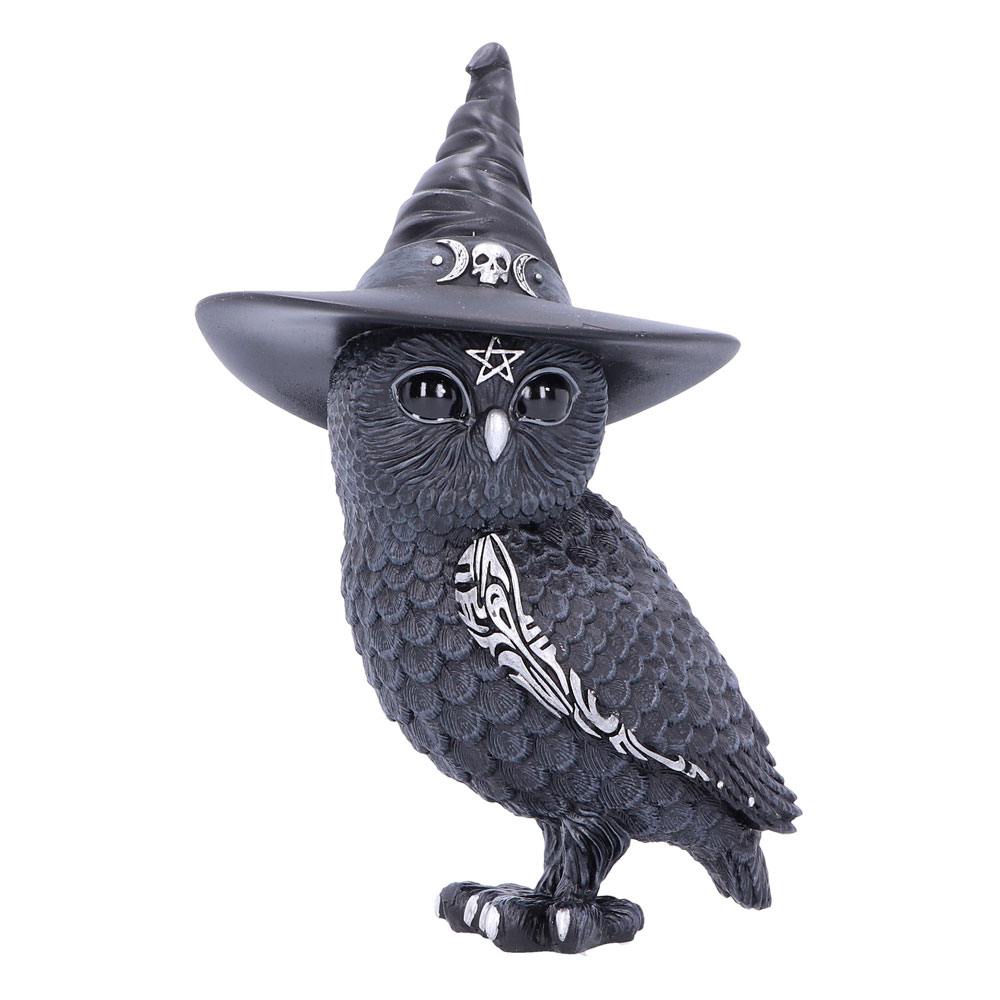 Owlocen - Figurine de hibou occulte avec chapeau de sorcières 13.5cm