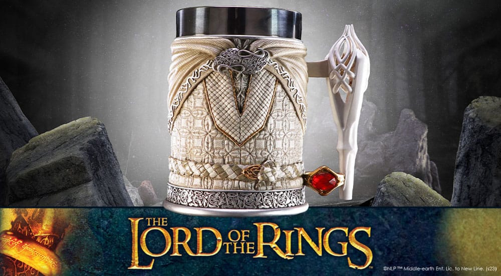 Le Seigneur des Anneaux chope Gandalf the White 15 cm