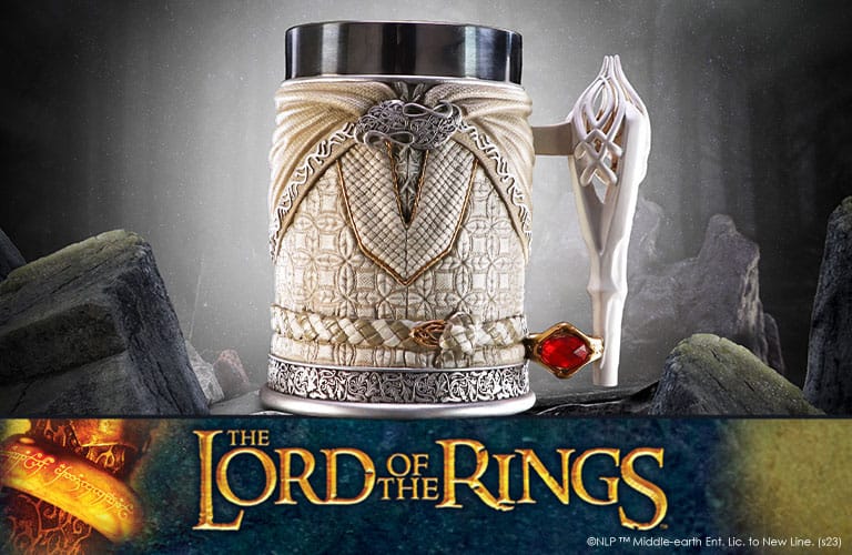 Le Seigneur des Anneaux chope Gandalf the White 15 cm
