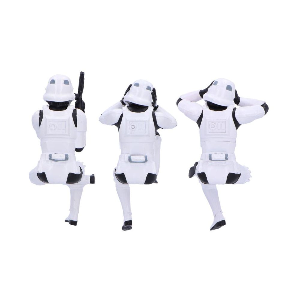 Stormtrooper figurines Three Wise Sitting Stormtroopers 11 cm