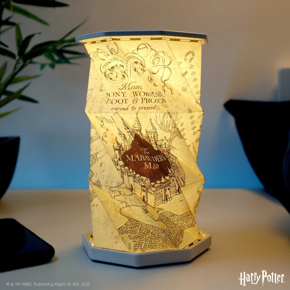 Harry Potter lampe pliable Marauders Map 15 cm