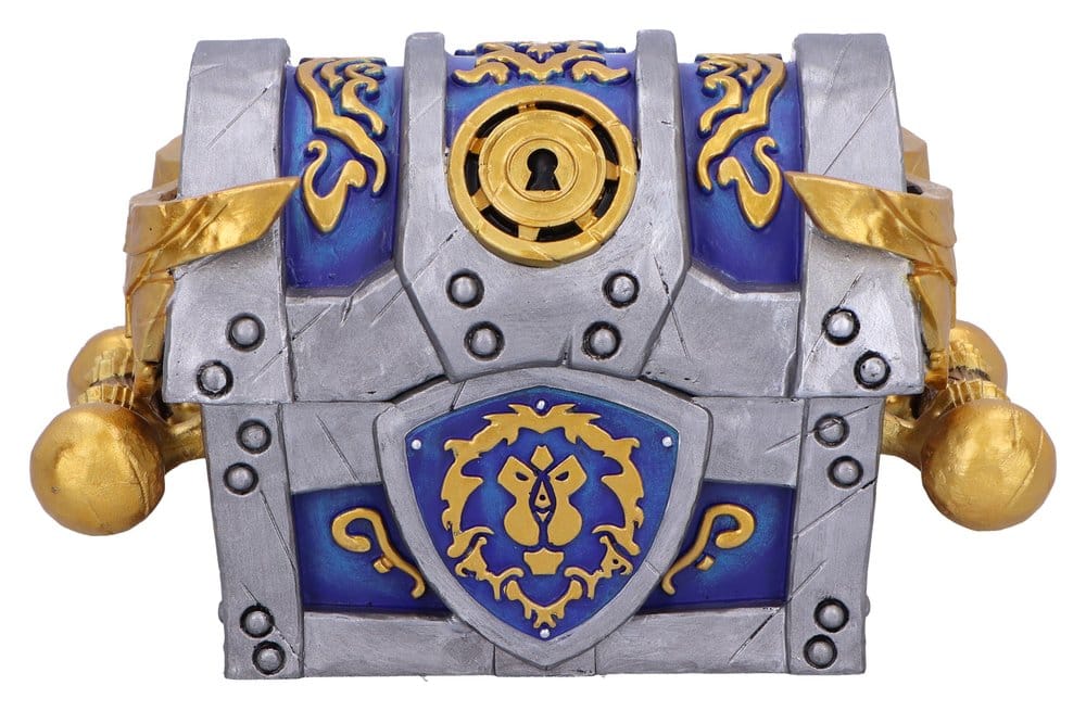 World of Warcraft boîte de rangement Treasure Chest Alliance War 11 cm