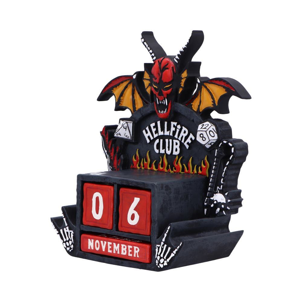 Stranger Things Calendrier perpétuel Hellfire Club 15 cm