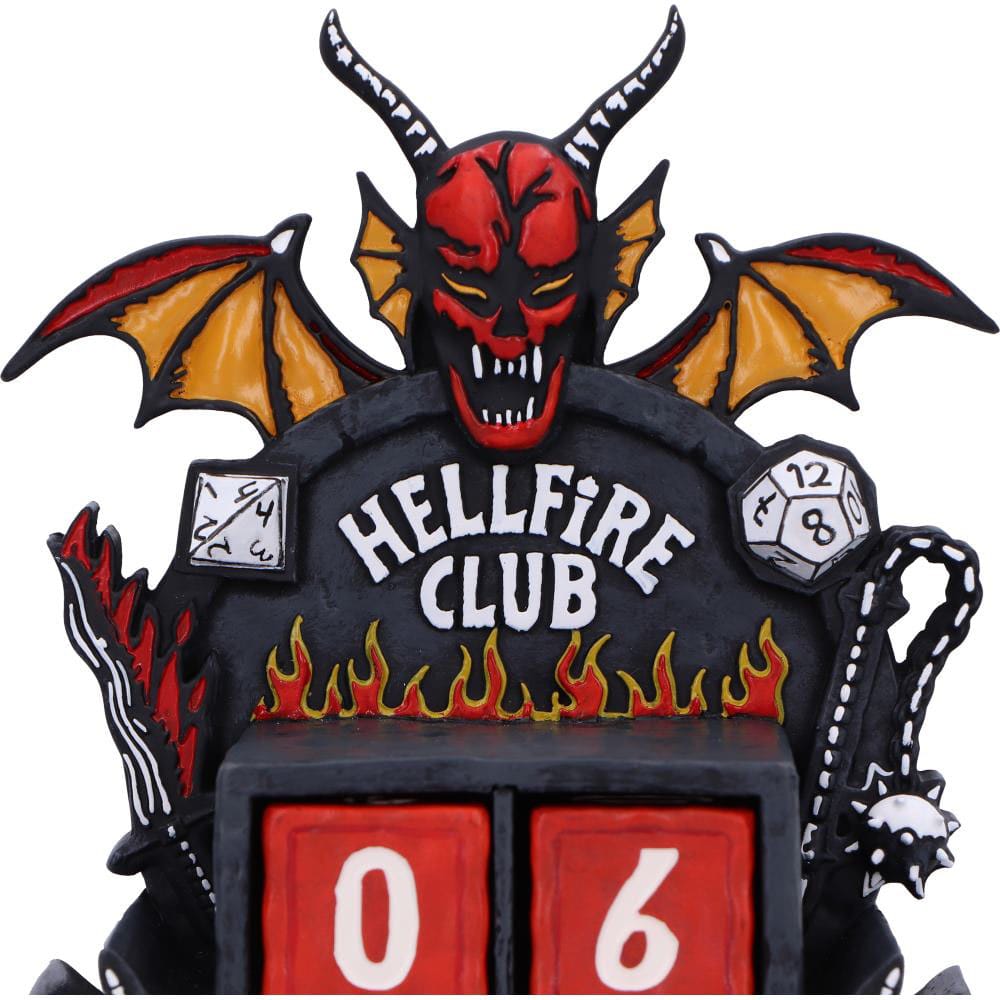 Stranger Things Calendrier perpétuel Hellfire Club 15 cm