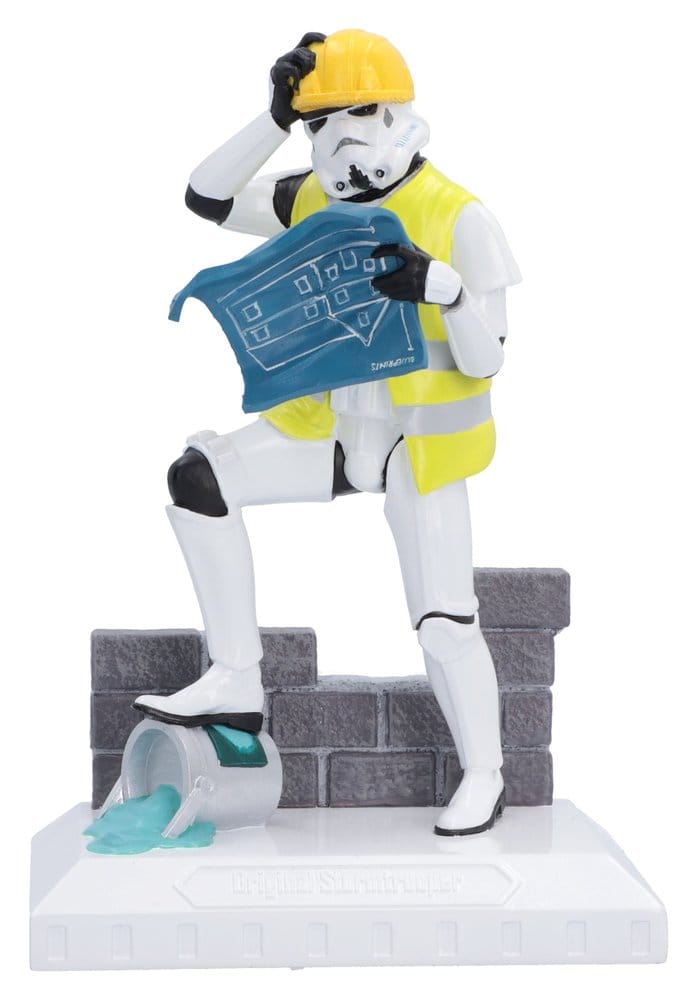 Original Stormtrooper figurine Hit a Brick Wall 18 cm