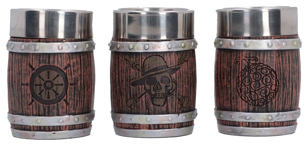 One Piece set de verres à shot Barrel 8 cm