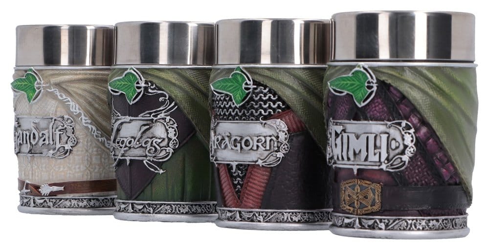 Le Seigneur des Anneaux set de mini tasses The Fellowship 4 cm