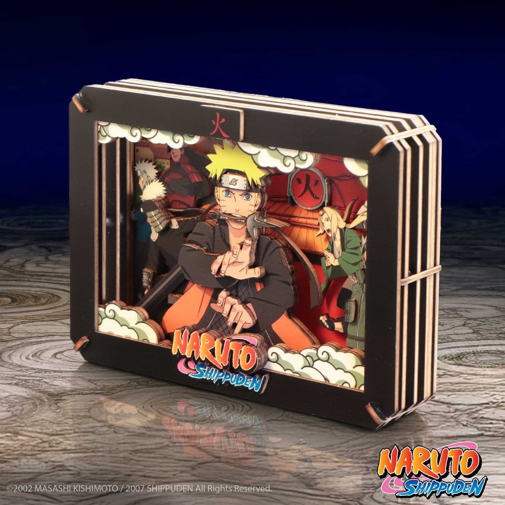 Naruto maquette Wooden Theatre Hokage (Medium) 10 cm