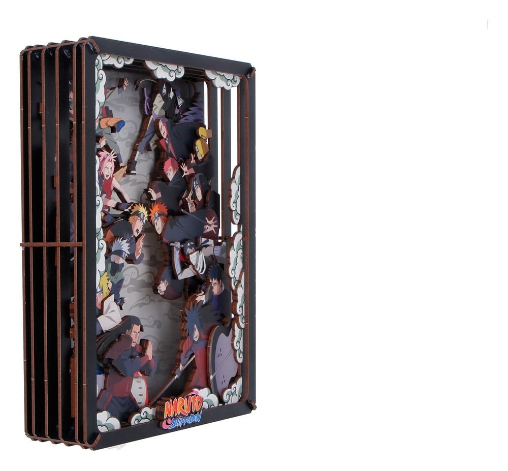 Naruto maquette Wooden Theatre Combat (Large) 26 cm