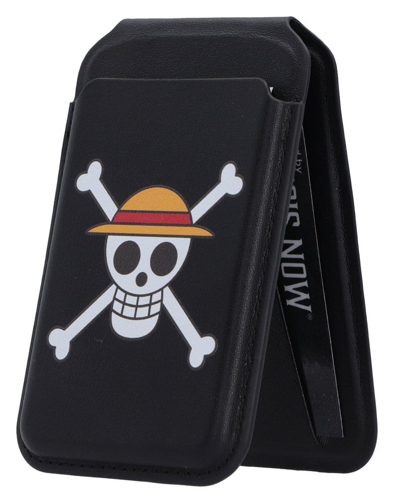 One Piece porte-cartes Luffy Jolly Roger Black 10 cm