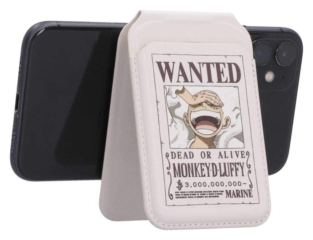 One Piece porte-cartes Luffy Wanted Poster 10 cm
