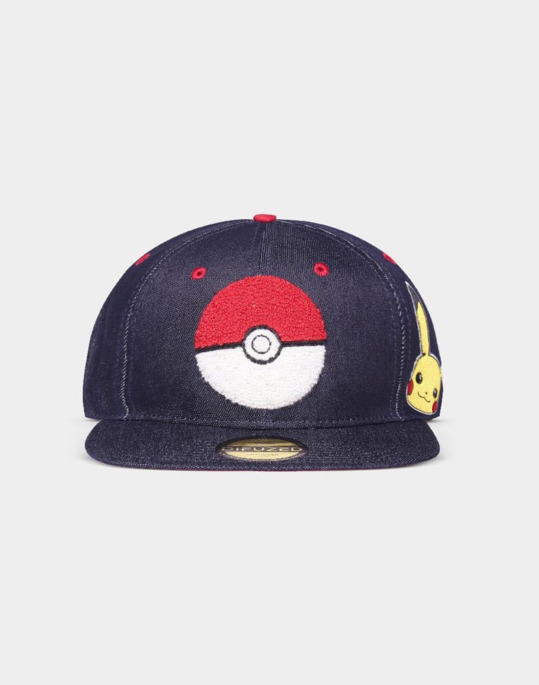 Pokémon casquette Snapback Denim Logo
