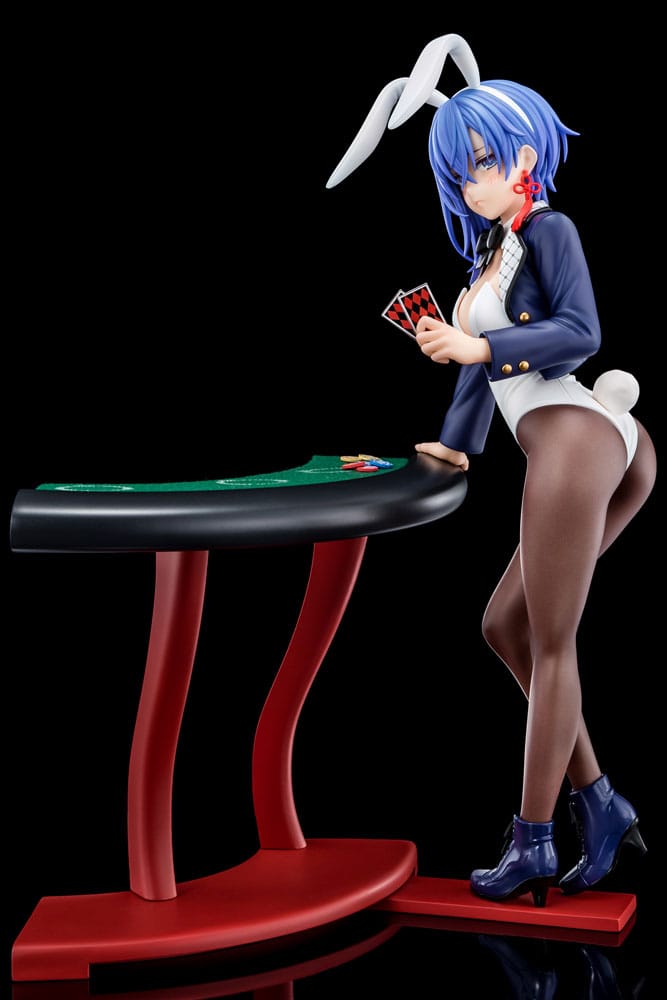 The Demon Sword Master of Excalibur Academy statuette 1/6 Sakuya Sieglinde wearing lapis lazuli blue bunny costume with Nip Slip Gimmick System 25 cm