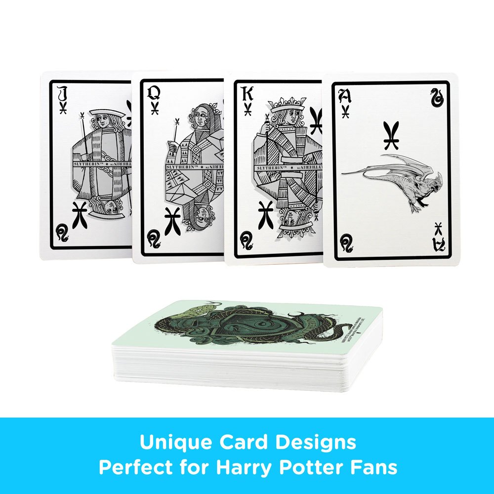 Harry Potter jeu de cartes à jouer Serpentard