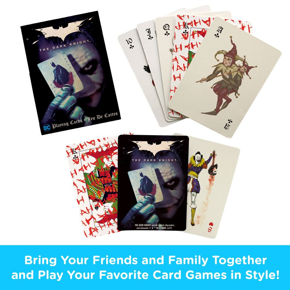 The Dark Knight jeu de cartes à jouer Joker