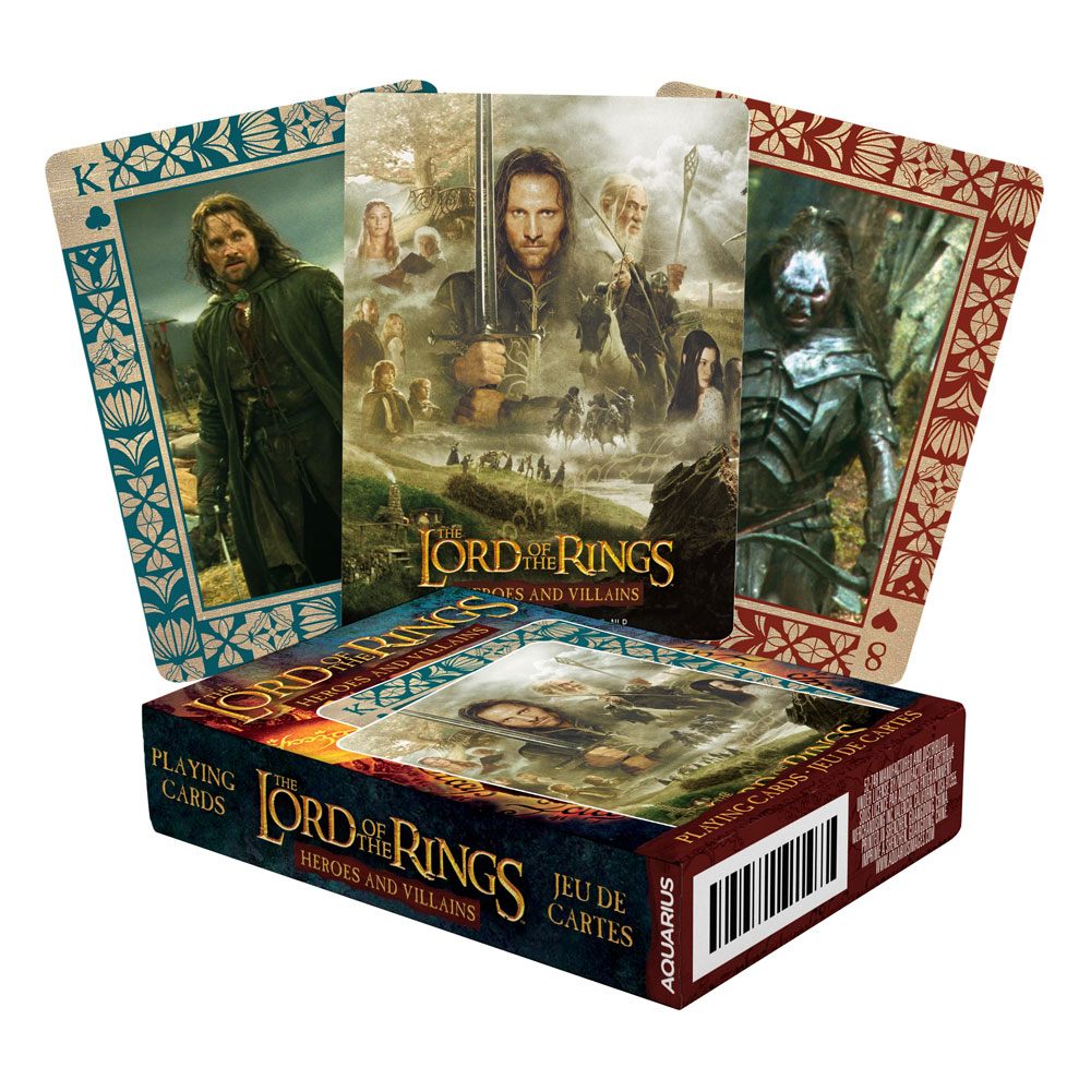 Le Seigneur des Anneaux jeu de cartes à jouer Heroes and Villains