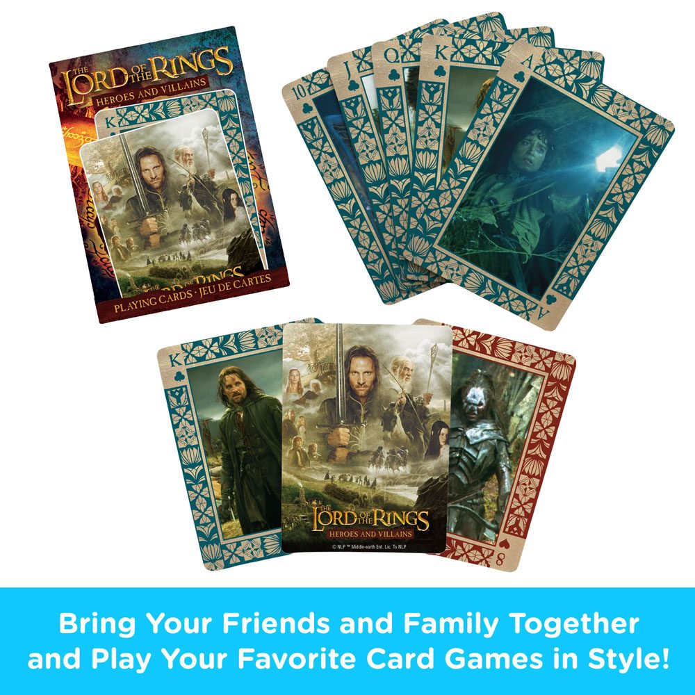 Le Seigneur des Anneaux jeu de cartes à jouer Heroes and Villains