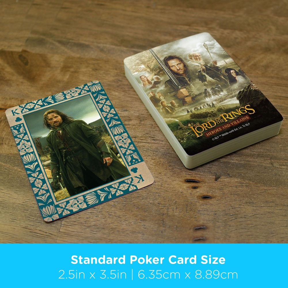 Le Seigneur des Anneaux jeu de cartes à jouer Heroes and Villains
