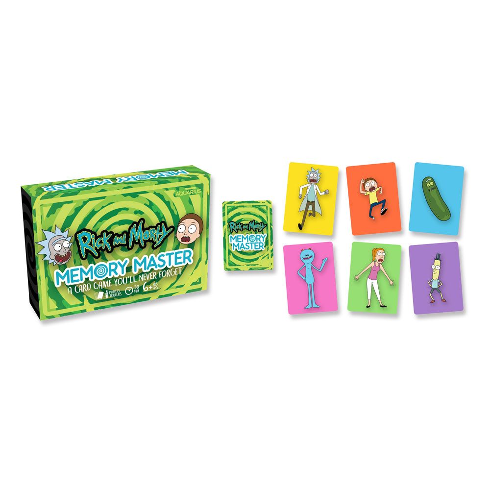 Rick et Morty jeu de cartes Memory Master *ANGLAIS*