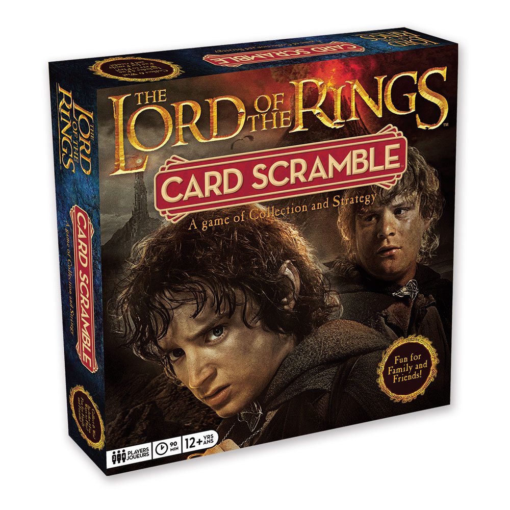 Le Seigneur des Anneaux jeu de plateau Card Scramble *ANGLAIS*