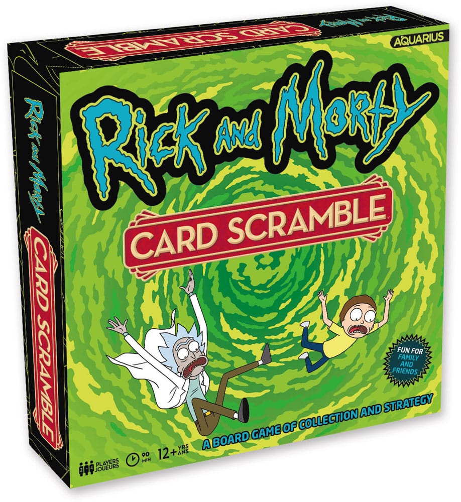 Rick and Morty jeu de plateau Card Scramble *ANGLAIS*