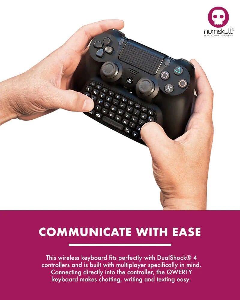 PlayStation 4 Mini Clavier / Chatpad sans fil Bluetooth