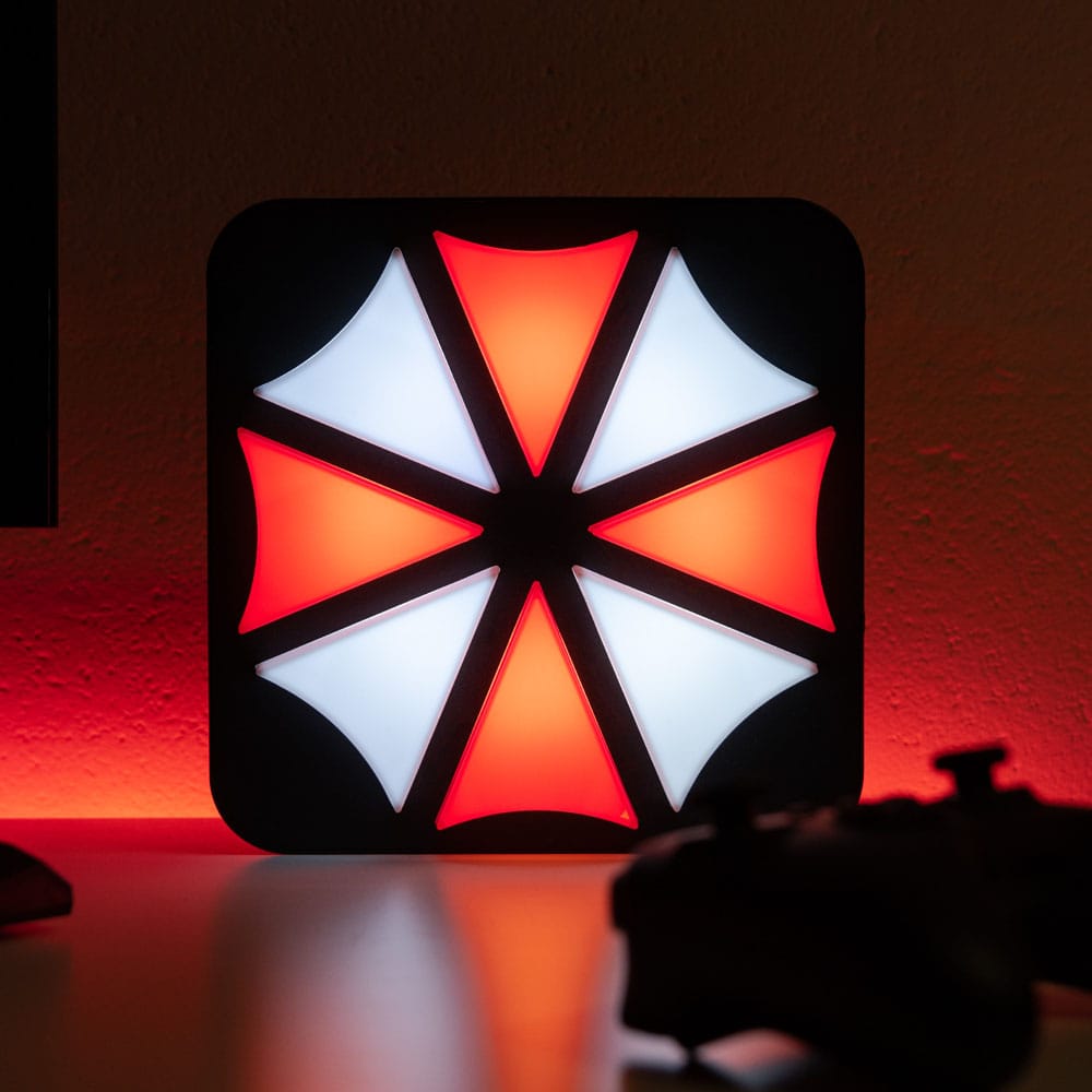 Resident Evil - Lampe de bureau / Applique murale 3D Logo d'Umbrella Corporation