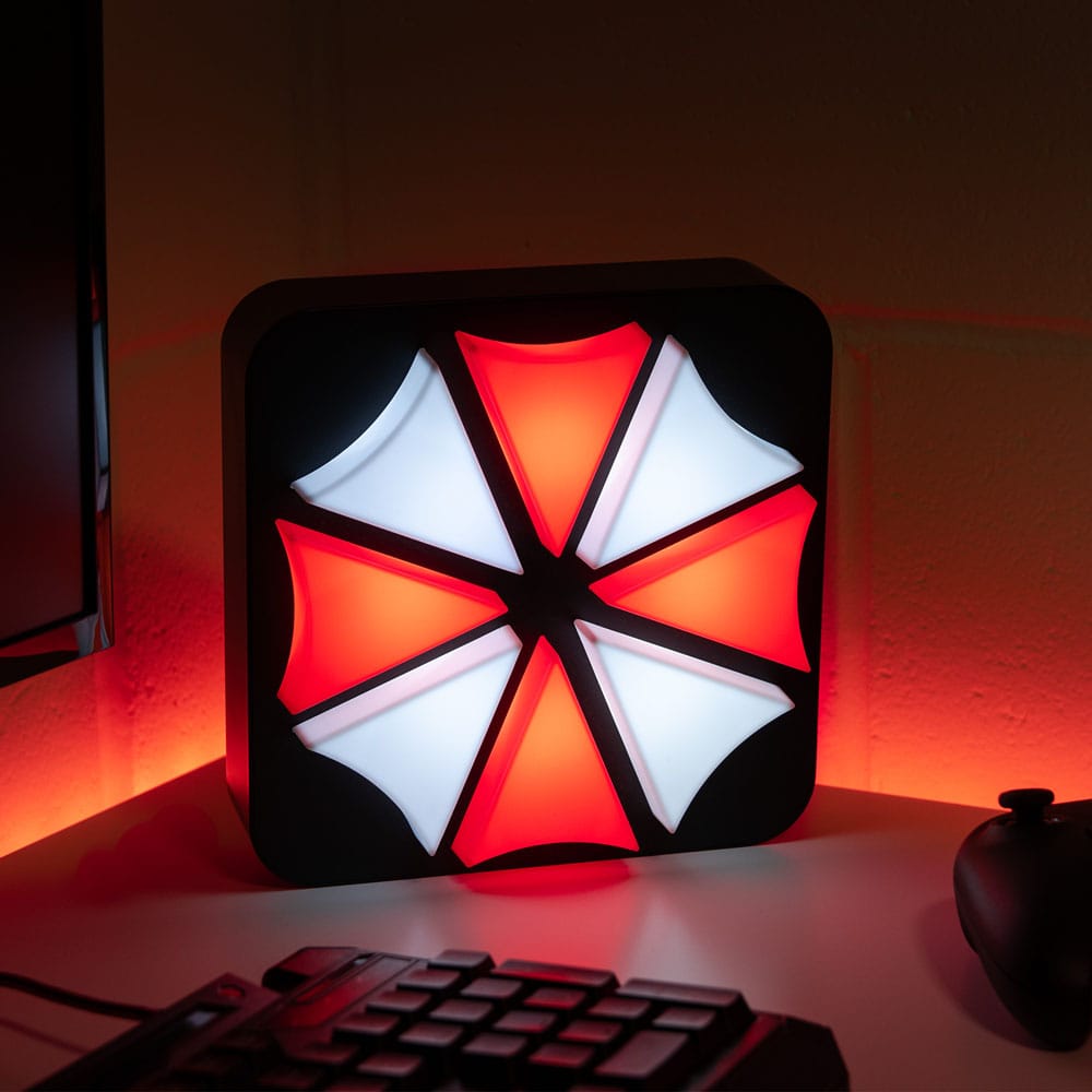 Resident Evil - Lampe de bureau / Applique murale 3D Logo d'Umbrella Corporation