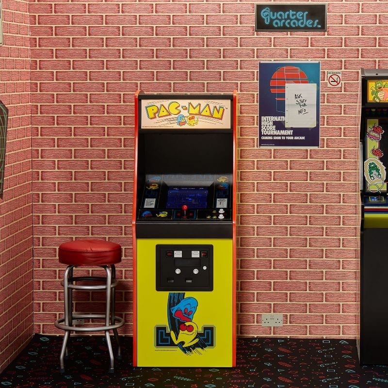 Quarter Arcades Accessoires pour mini borne d'arcade Fond en brique
