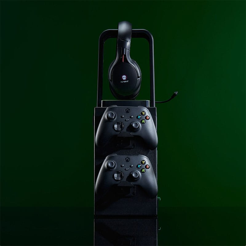 Numskull - Meuble de rangement lumineux inspiré du logo Xbox pour gamer